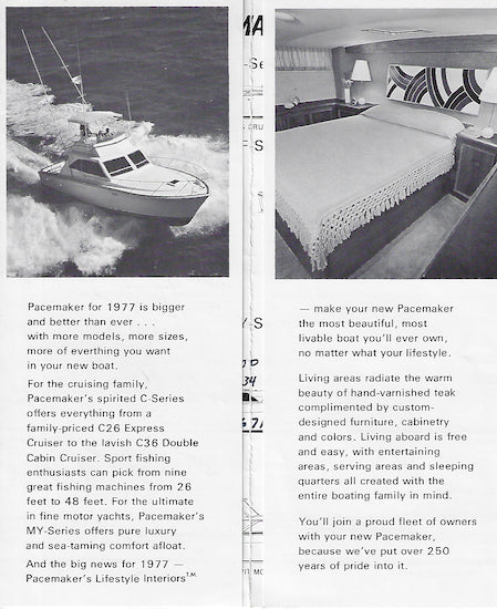 Pacemaker 1977 Mini Brochure