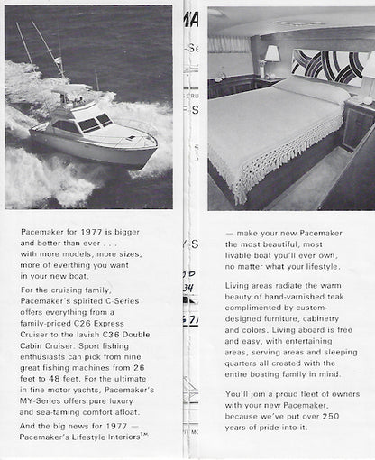 Pacemaker 1977 Mini Brochure