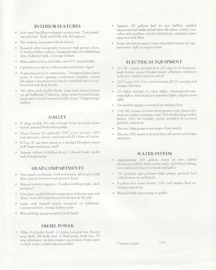 Irwin 38 Brochure