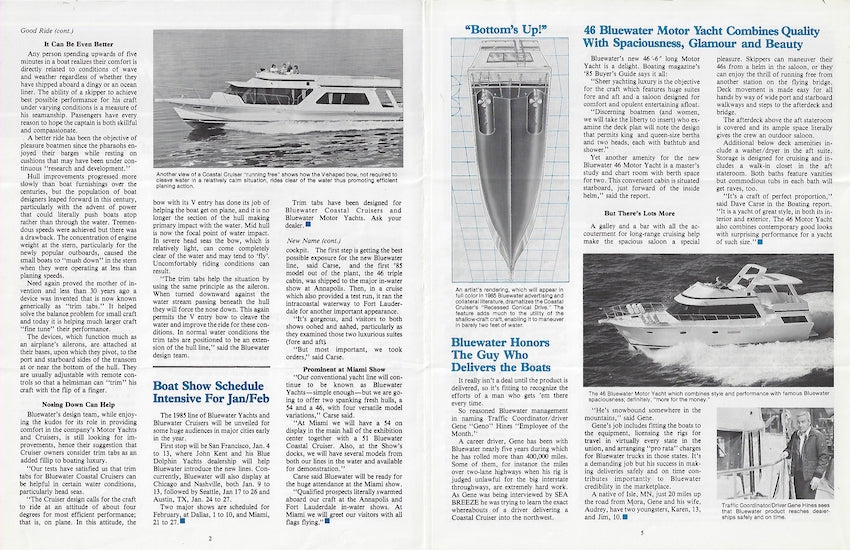 Bluewater Sea Breeze Newsletter - Winter 1985