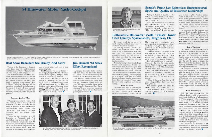 Bluewater Sea Breeze Newsletter - Winter 1985