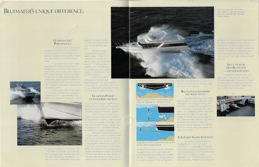 Bluewater Yachts 1990 Brochure