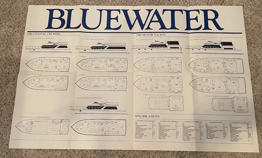 Bluewater 1986 Poster Brochure