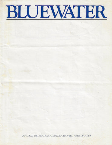 Bluewater 1986 Poster Brochure