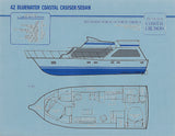 Bluewater 42 Cockpit Motor Yacht Specification Brochure