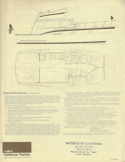 Hatteras 37 Convertible Specification Brochure – SailInfo I ...