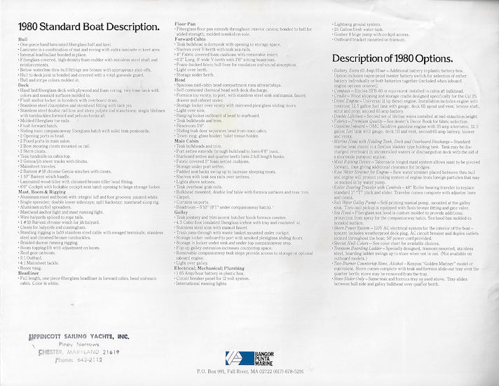 Cal 25 Brochure