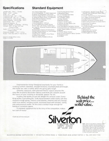 Silverton 34 Sedan Brochure