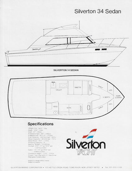 Silverton 34 Sedan Brochure