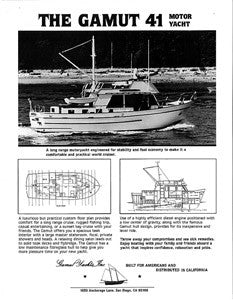 Gamut 41 Motor Yacht Brochure