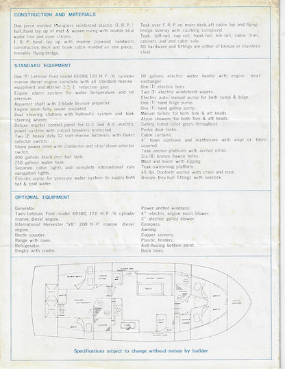 Miracle 40 Trawler Brochure
