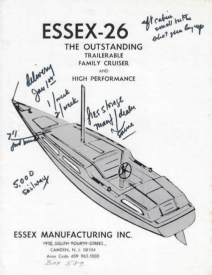 essex 26 sailboat