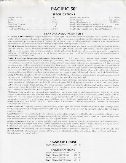 Pacific 50 Folder Brochure Package