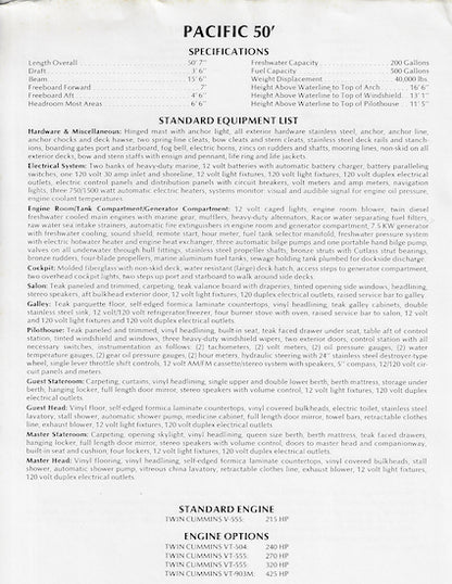Pacific 50 Folder Brochure Package