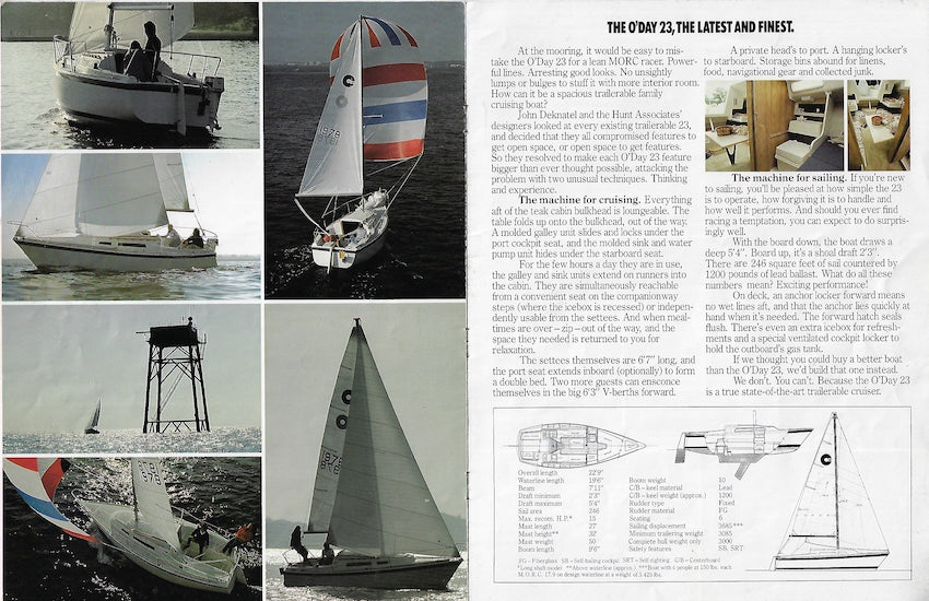 O'Day 1978 Cruisers Brochure