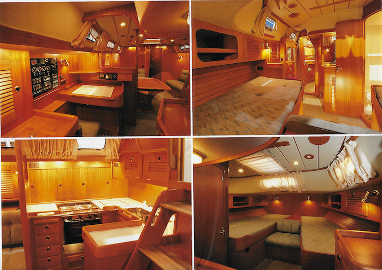 Hallberg-Rassy 46 Poster Brochure
