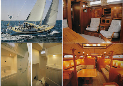 Hallberg-Rassy 46 Poster Brochure
