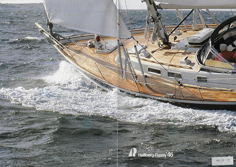 Hallberg-Rassy 46 Poster Brochure