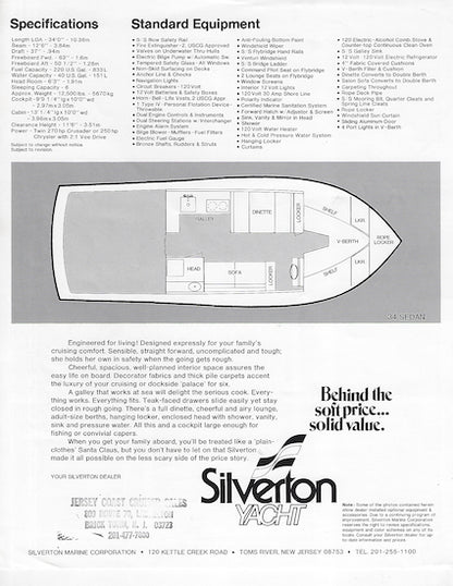 Silverton 34 Sedan Brochure