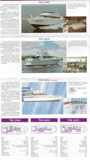 Silverton 1989 Brochure – SailInfo I boatbrochure.com