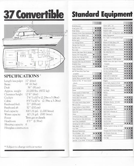 Silverton 1980s Brochure