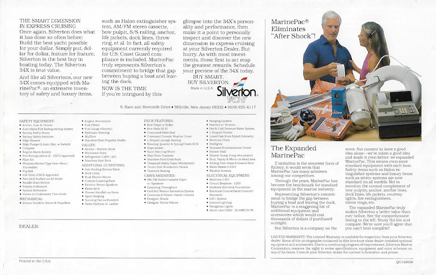 Silverton 34X Brochure