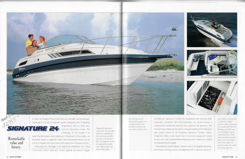 Chaparral 1995 Cruisers Brochure