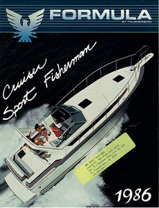 Formula 1986 Cruiser / Fisherman Brochure