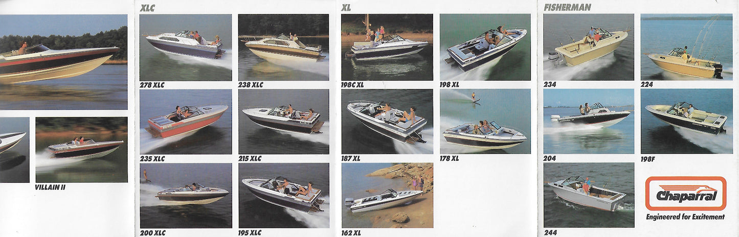 Chaparral 1986 Full Line Brochure