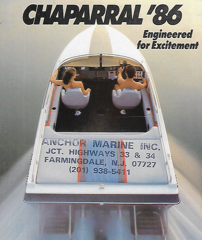 Chaparral 1986 Full Line Brochure