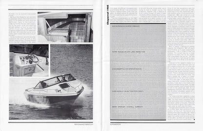 Chaparral 198C Powerboat Magazine Reprint Brochure