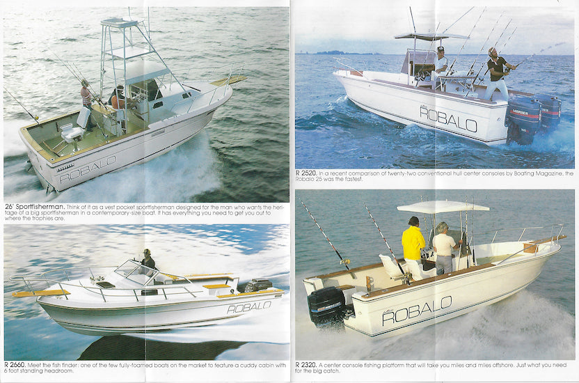 Robalo 1982 Full Line Brochure