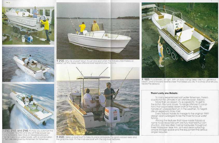 Robalo 1982 Full Line Brochure
