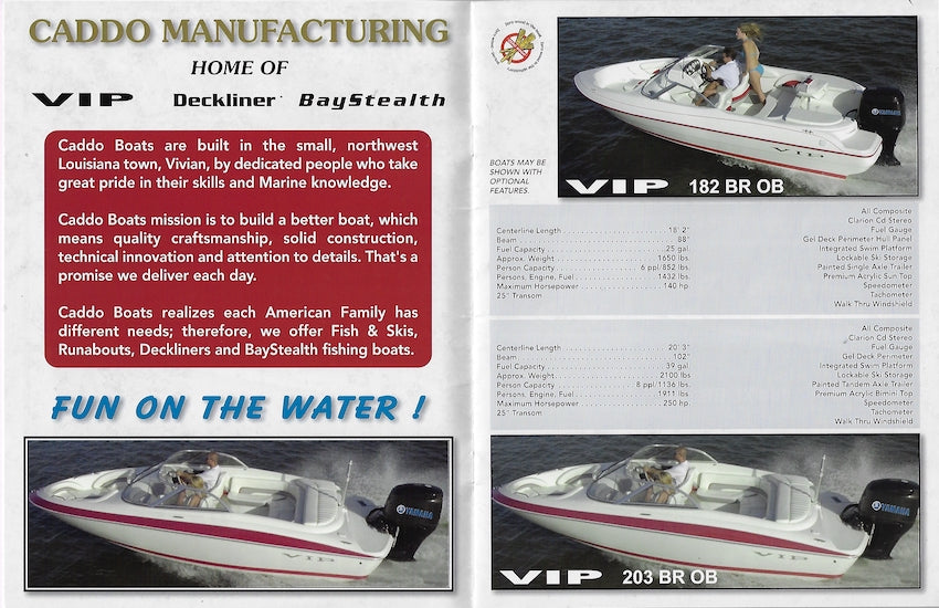 Caddo 2009 VIP Brochure