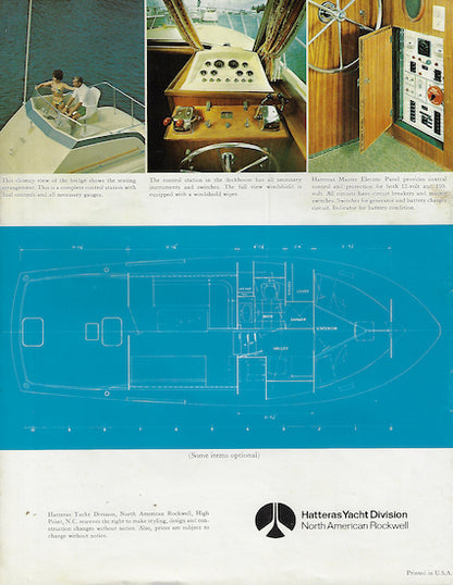 Hatteras 36 Convertible Brochure