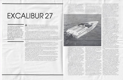 Excalibur 27 Offshore Magazine Reprint Brochure