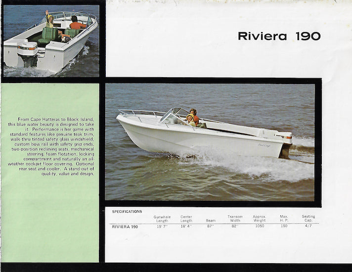 Fleet Craft 1976 Brochure Package SailInfo I