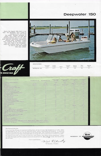 Fleet Craft 1976 Brochure Package