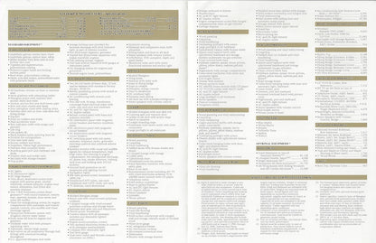 Hatteras 52 Cockpit Motor Yacht Specification Brochure
