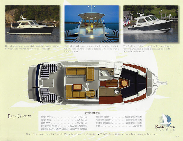 Back Cove 30 Brochure