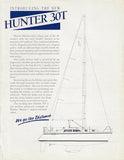 Hunter 30T Specification Brochure