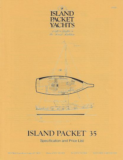 Island Packet 35 Specification Brochure