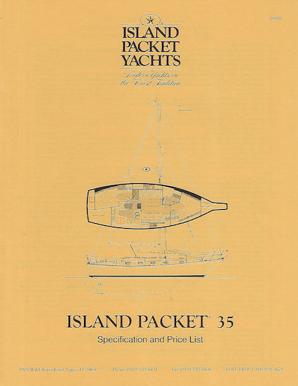 Island Packet 35 Specification Brochure