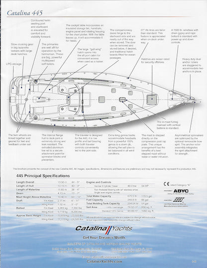 Catalina 445 Brochure