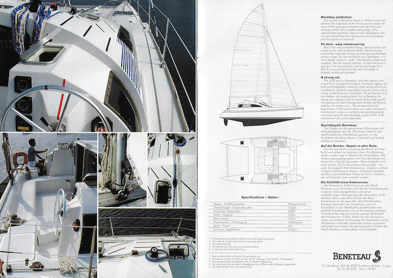 Beneteau Catamaran Blue II Brochure