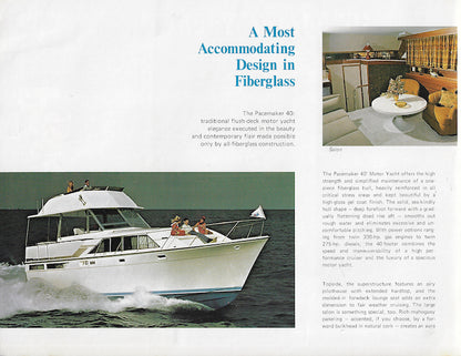 Pacemaker 40 Motor Yacht Brochure