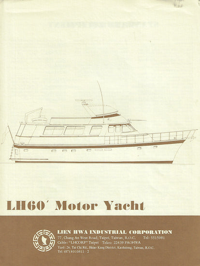 Lien Hwa 60 Motor Yacht Brochure