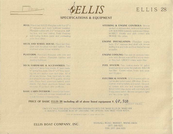 Ellis 28 Study Packet Brochure