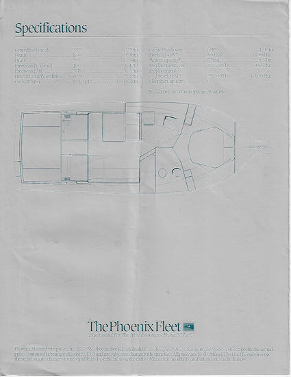 Phoenix 33 SFX Convertible Specification Brochure