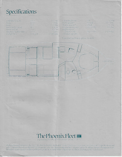 Phoenix 33 SFX Convertible Specification Brochure